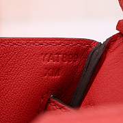 Hermes Birkin Togo Leather Red Size 30cm - 2