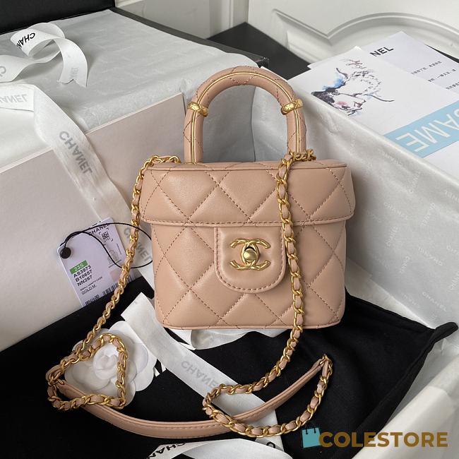 Chanel Small Vanity Lambskin Size 12.5x15x8cm - 1