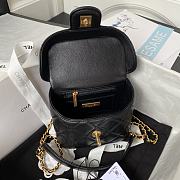 Chanel Small Vanity Lambskin Black Size 12.5x15x8cm - 5