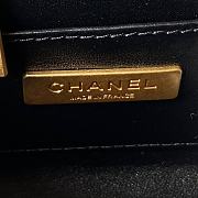 Chanel Small Vanity Lambskin Black Size 12.5x15x8cm - 4