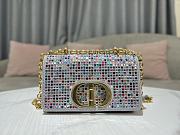 Dior Caro Medium Multiple Color Women Bag Size 25.5x15.5x8cm - 1