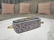 Dior Caro Medium Multiple Color Women Bag Size 25.5x15.5x8cm - 6