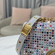Dior Caro Medium Multiple Color Women Bag Size 25.5x15.5x8cm - 4