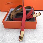 Hermes Belt Red 18mm - 1