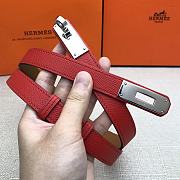 Hermes Belt Red 18mm - 3