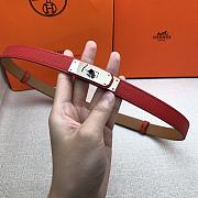 Hermes Belt Red 18mm - 4