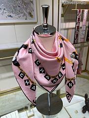 Chanel Scarf Silk Pink  - 1