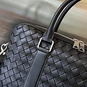 Bottega Veneta Slim Intrecciato Briefcase Black Size 36x29x7.5 - 6