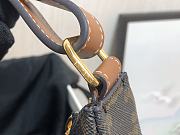 Celine 22 Ava Bag In Triomphe Canvas And Calfskin Tan Size 23x13.5x6cm - 3