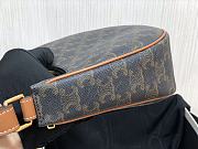 Celine 22 Ava Bag In Triomphe Canvas And Calfskin Tan Size 23x13.5x6cm - 2