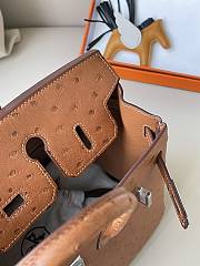 Hermes Birkin Ostrich Leather 25cm - 2