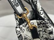 Dior Mini Book Tote-Telefoontasje White Size 13x18x5cm  - 2