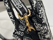 Dior Mini Book Tote-Telefoontasje Black Size 13x18x5cm  - 5