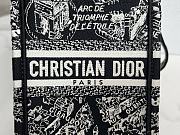 Dior Mini Book Tote-Telefoontasje Black Size 13x18x5cm  - 6