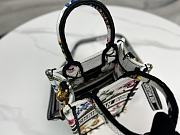 Dior Mini Book Tote Petites Fleurs Size 13x18x5cm - 4