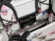 Dior Mini Book Tote Petites Fleurs Size 13x18x5cm - 2