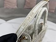 Dior Mini Book Tote Jardin d'Hiver Size 13x18x5cm - 5