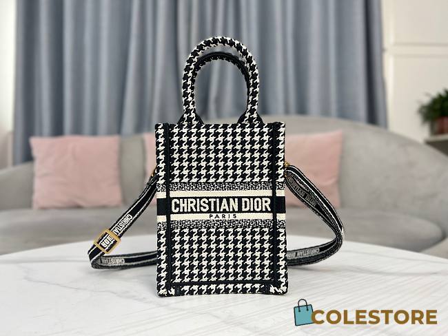 Dior Mini Book Tote Size 13x18x5cm - 1