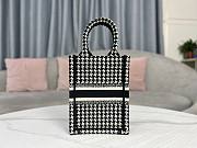 Dior Mini Book Tote Size 13x18x5cm - 6