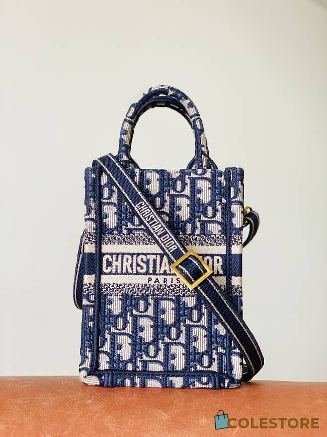 Dior Book Tote Oblique Size 13.5x5x18 cm - 1