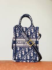 Dior Book Tote Oblique Size 13.5x5x18 cm - 1