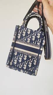 Dior Book Tote Oblique Size 13.5x5x18 cm - 3