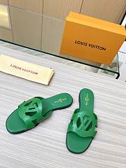  Louis Vuitton Isola Flat Slipper Green Size 35-43cm - 3