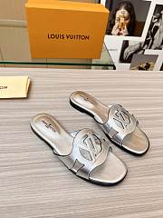  Louis Vuitton Isola Flat Slipper Silver Size 35-43cm - 3