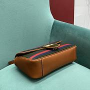 GG Marmont Striped Shoulder Bag Size 26x15x7cm - 2