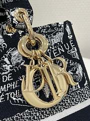 Dior Lady D Lite Telefoontasje Black Size 24cm - 6