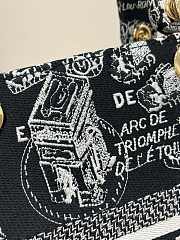Dior Lady D Lite Telefoontasje Black Size 24cm - 5