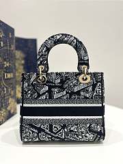 Dior Lady D Lite Telefoontasje Black Size 24cm - 4