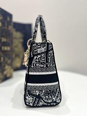Dior Lady D Lite Telefoontasje Black Size 24cm - 2