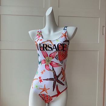 Versace Bathing Suit Flower