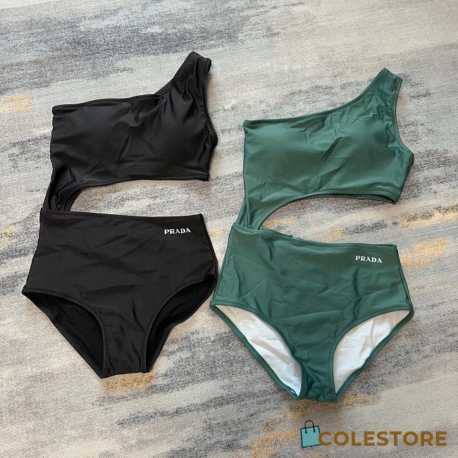 Prada Bathing Suit Black/Green - 1