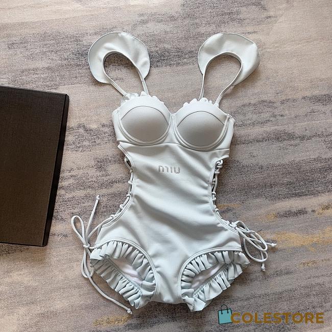 MiuMiu Bathing Suit White - 1