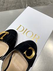Dior Slingback Pumpblack Patent Calfskin  - 2