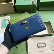 Gucci Diana Blue Wallet Size 19x10.5x2cm - 1