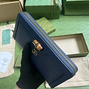 Gucci Diana Blue Wallet Size 19x10.5x2cm - 4