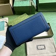 Gucci Diana Blue Wallet Size 19x10.5x2cm - 5