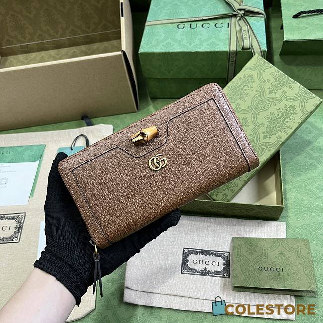 Gucci Diana Brown Wallet Size 19x10.5x2cm - 1