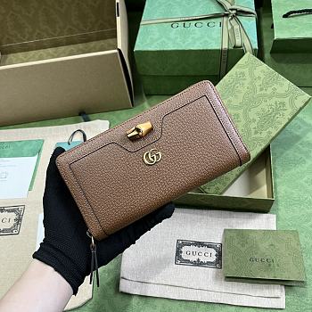 Gucci Diana Brown Wallet Size 19x10.5x2cm