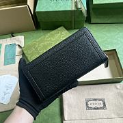 Gucci Diana Black Wallet Size 19x10.5x2cm - 4