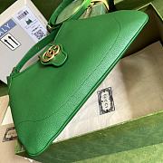 Gucci Aphrodite Medium Shoulder Bag In Green 39x38x2 cm - 4