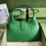 Gucci Aphrodite Medium Shoulder Bag In Green 39x38x2 cm - 3