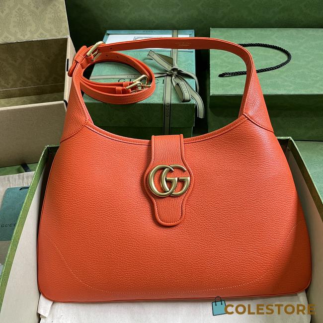 Gucci Aphrodite Medium Shoulder Bag In Orange 39x38x2 cm - 1