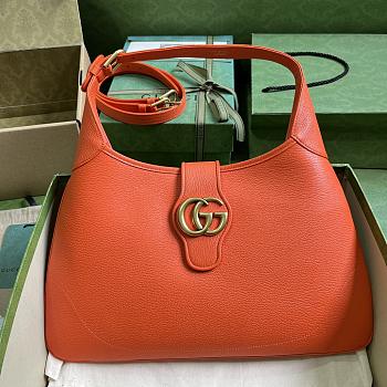 Gucci Aphrodite Medium Shoulder Bag In Orange 39x38x2 cm