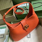 Gucci Aphrodite Medium Shoulder Bag In Orange 39x38x2 cm - 4