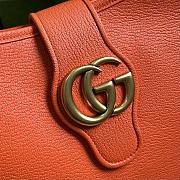Gucci Aphrodite Medium Shoulder Bag In Orange 39x38x2 cm - 2