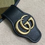 Gucci Aphrodite Medium Shoulder Bag In White/Black 39x38x2 cm - 4
